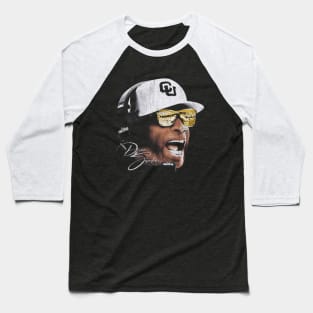 Deion Sanders Colorado Big Face Baseball T-Shirt